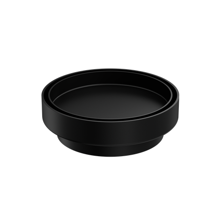 Accessories Nero 130mm Round Tile Insert Floor Waste - 100mm Outlet Colour: Matte Black Place & Palette
