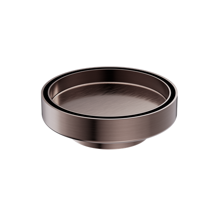 Accessories Nero 130mm Round Tile Insert Floor Waste - 80mm Outlet Colour: Brushed Bronze Place & Palette