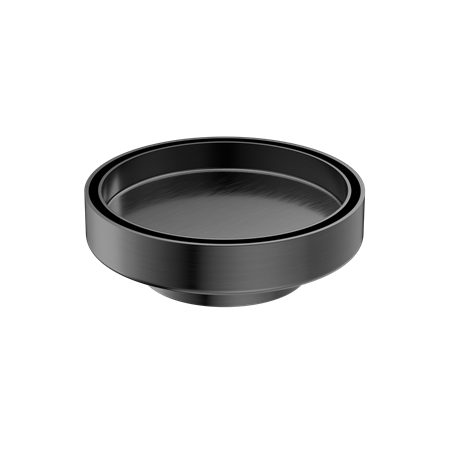 Accessories Nero 130mm Round Tile Insert Floor Waste - 80mm Outlet Colour: Gun Metal Place & Palette