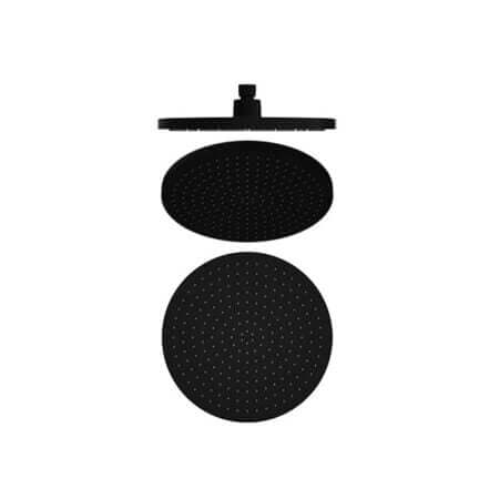 Showers Nero 230mm Air Shower Head Colour: Matte Black Place & Palette