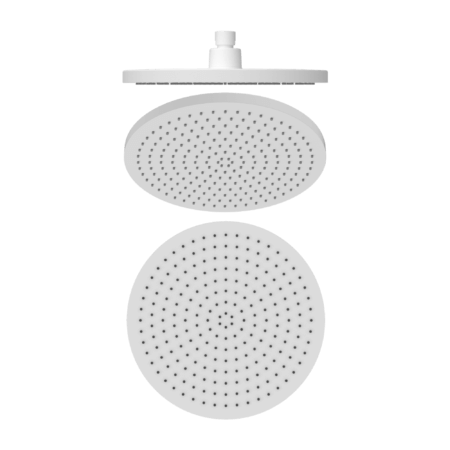 Showers Nero 230mm Air Shower Head Colour: Matte White Place & Palette