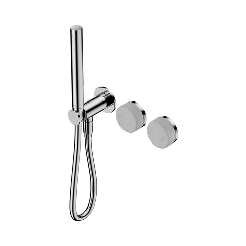 Serenity Progressive Shower System With Carrara Handle And Slim Shower - Nero Serenity Collection - Chrome Finish