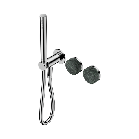 Serenity Progressive Shower System With Verde Alpi Handle And Slim Shower - Nero Serenity Collection - Chrome Finish
