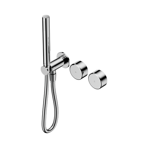 Serenity Progressive Shower System With Metal Handle And Slim Shower - Nero Serenity Collection - Chrome Finish