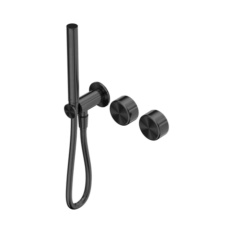 Serenity Progressive Shower System With Metal Handle And Slim Shower - Nero Serenity Collection - Chrome FinishGun Metal Finish