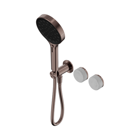Serenity Progressive Shower System With Carrara Handle And Serenity Hand Shower - Nero Serenity Collection - Chrome FinishBrushed Bronze Finish