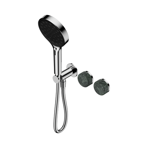 Serenity Progressive Shower System With Verde Alpi Handle And Serenity Hand Shower - Nero Serenity Collection - Chrome Finish
