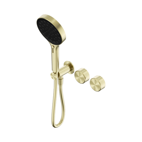 Serenity Progressive Shower System With Metal Handle And Serenity Hand Shower - Nero Serenity Collection - Chrome FinishBrushed Gold Finish