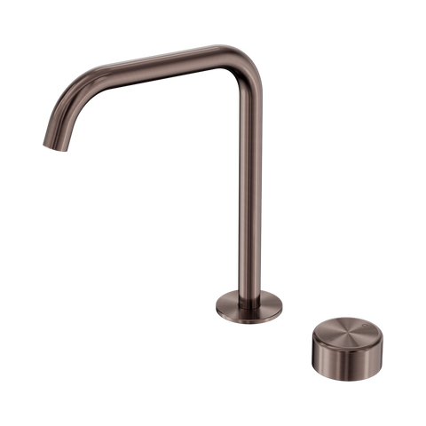 Serenity Progressive Bath/Kitchen Mixer Edge Spout With Metal Handle - Nero Serenity Collection - Chrome FinishBrushed Bronze Finish