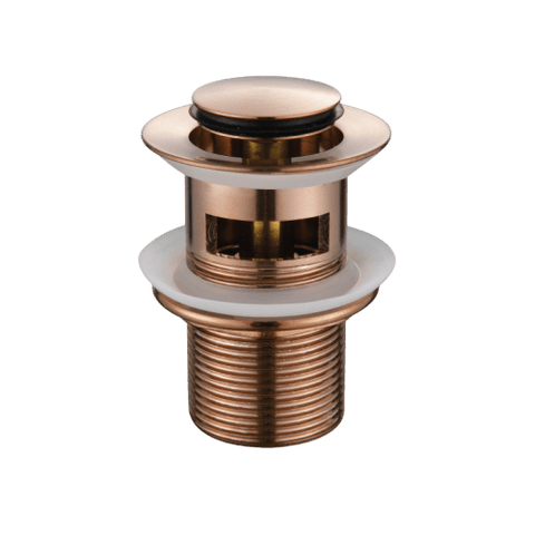 Accessories Modern National 32mm Pop-Up Waste Colour: Pvd Champagne Style: Overflow Place & Palette