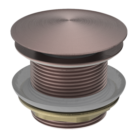 Accessories Nero 40mm Bath Pop-Up Plug With Removable Waste - No Overflow Colour: Brushed Bronze Place & Palette