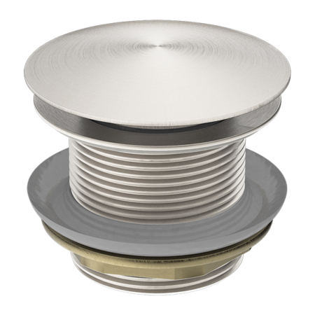 Accessories Nero 40mm Bath Pop-Up Plug With Removable Waste - No Overflow Colour: Brushed Nickel Place & Palette