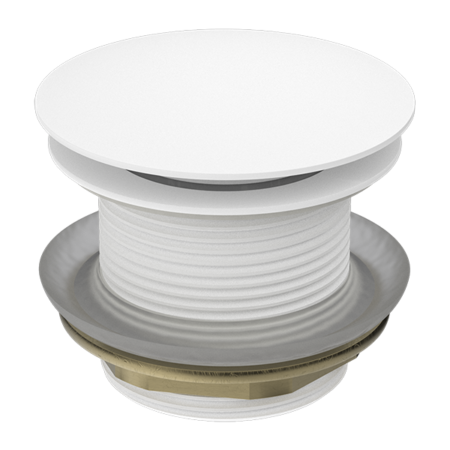 Accessories Nero 40mm Bath Pop-Up Plug With Removable Waste - No Overflow Colour: Matte White Place & Palette