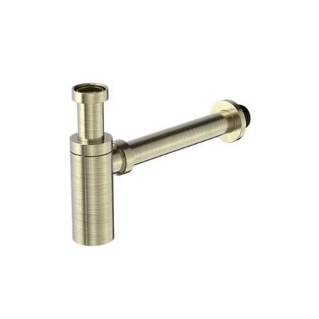 Accessories Nero 40mm Round Bottle Trap Colour: Aged Brass Place & Palette