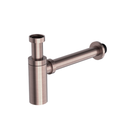 Accessories Nero 40mm Round Bottle Trap Colour: Brushed Bronze Place & Palette