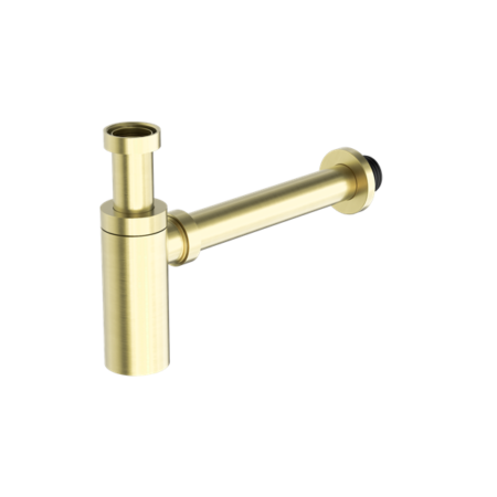Accessories Nero 40mm Round Bottle Trap Colour: Brushed Gold Place & Palette