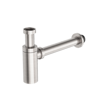 Accessories Nero 40mm Round Bottle Trap Colour: Brushed Nickel Place & Palette