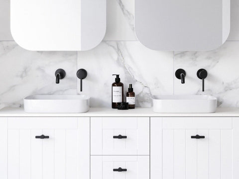 Basins Timberline Addison Inset Ceramic Basin 400mm Color: White Gloss Place & Palette
