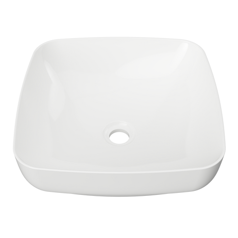 Basins Timberline Addison Inset Ceramic Basin 400mm Color: White Gloss Place & Palette