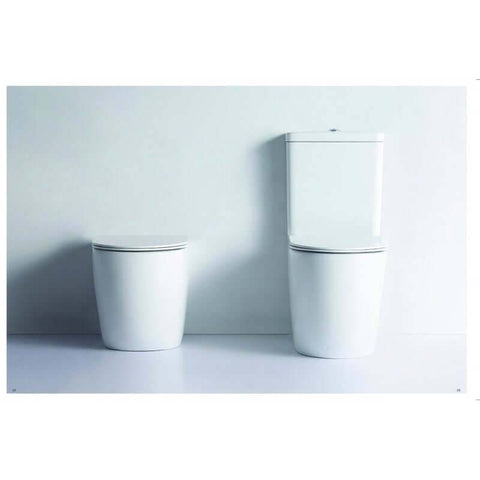 Toilets BelBagno Alexander-R Rimless Wall Faced Pan Toilet Place & Palette