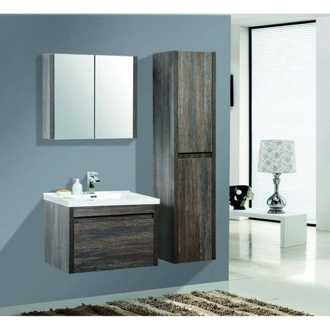 Vanities BelBagno Alexandra Side Cabinet Finish: Silver Oak Hinge Side: Left Place & Palette