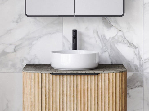 Basins Timberline Allure Ceramic Basin 360mm Color: White Gloss Place & Palette