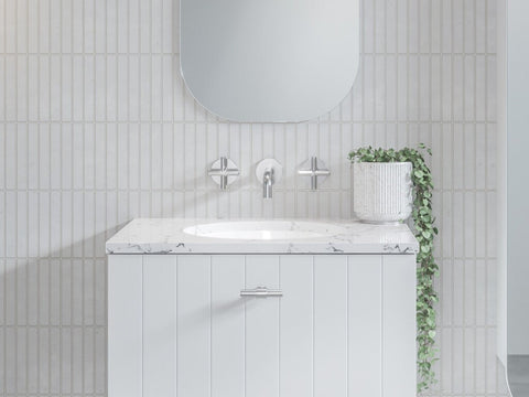 Basins Timberline Allure Under Counter Ceramic Basin with No Overflow Color: White Gloss Place & Palette