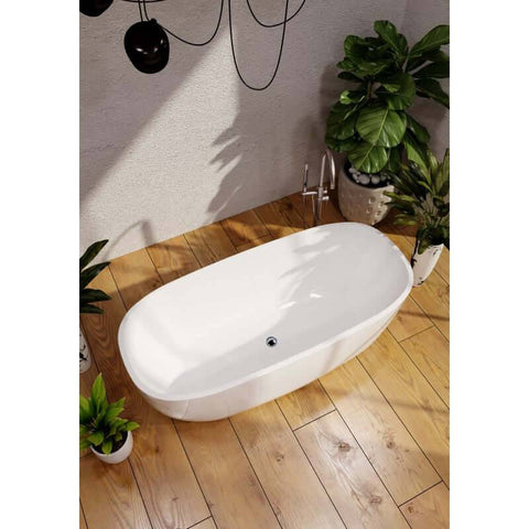 Baths BelBagno Ally Bath Size: 1500x720x590 Place & Palette