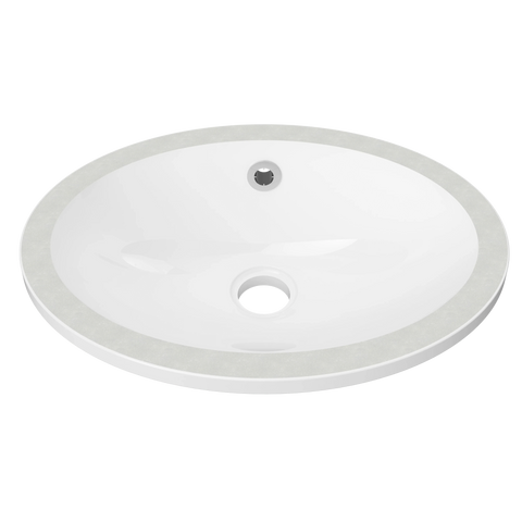 Basins Timberline Amara Undermount Basin Colour: White Gloss Place & Palette
