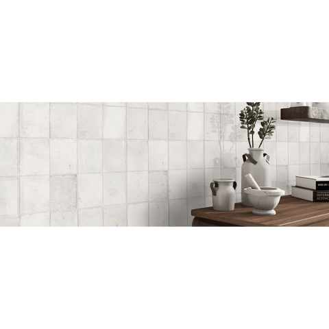 Tiles The Peninsula Collection Amazonia Square Tile Colour: Chalk Place & Palette