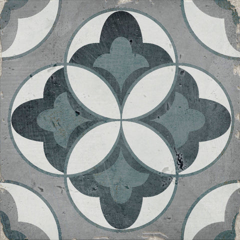 Tiles The Peninsula Collection Antique Porcelain Tile Colour: Mercury Place & Palette