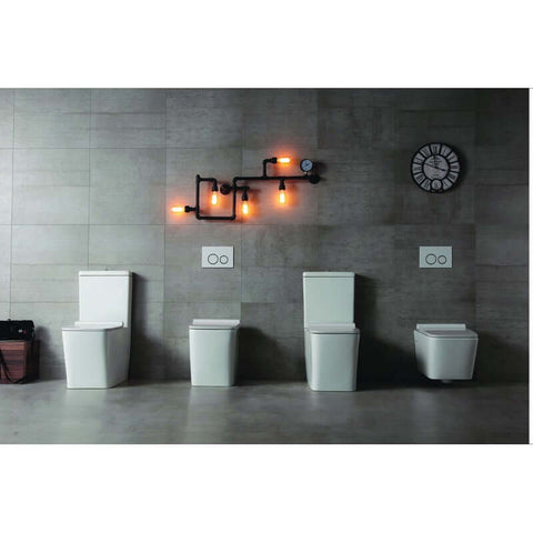 Toilets BelBagno Ardente-R Rimless Wall Faced Pan Toilet Place & Palette