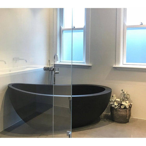 Baths Pietra Bianca Autumn Bath Colour: Malibu Solid Size: 1500x850x700 Place & Palette
