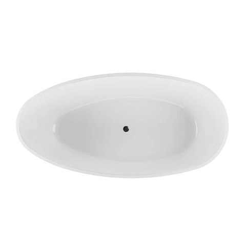 Baths BelBagno Aveo Bath Size: 1740x850x580 Place & Palette