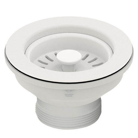 Accessories Turner Hastings Basket Waste & Long Bolt Colour: Matte White Size: 90x50 Place & Palette