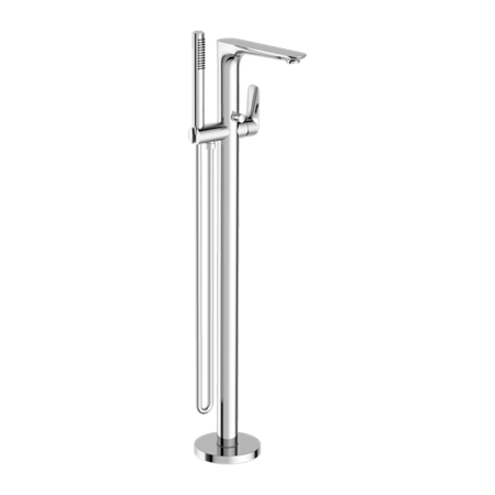 Showers Nero Bianca Freestanding Bath Mixer With Hand Shower Colour: Chrome Place & Palette