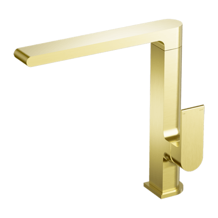 Tapware Nero Bianca Kitchen Mixer Colour: Brushed Gold Place & Palette