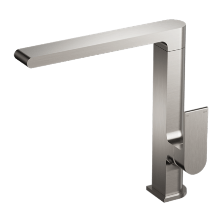 Tapware Nero Bianca Kitchen Mixer Colour: Brushed Nickel Place & Palette