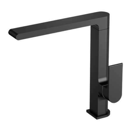 Tapware Nero Bianca Kitchen Mixer Colour: Matte Black Place & Palette