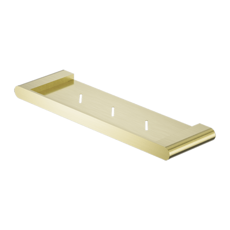 Accessories Nero Bianca Metal Shower Shelf Colour: Brushed Gold Place & Palette
