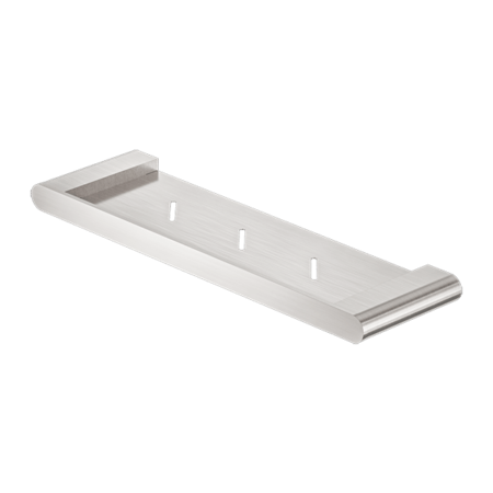 Accessories Nero Bianca Metal Shower Shelf Colour: Brushed Nickel Place & Palette