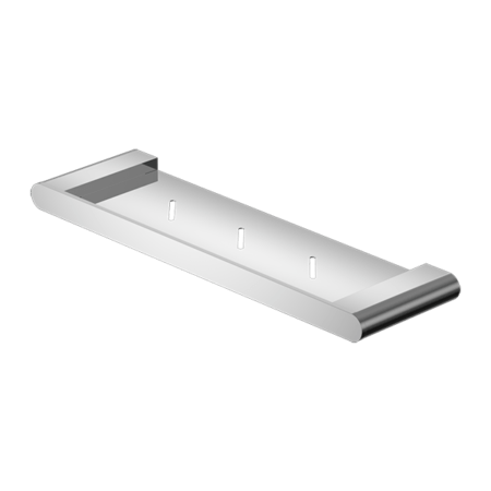 Accessories Nero Bianca Metal Shower Shelf Colour: Chrome Place & Palette