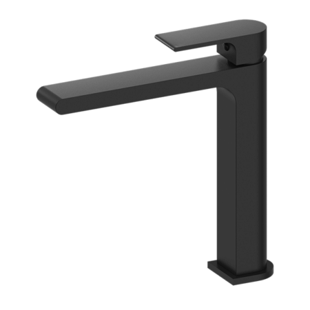 Tapware Nero Bianca Mid Tall Basin Mixer Colour: Matte Black Place & Palette