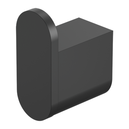 Accessories Nero Bianca Robe Hook Colour: Matte Black Place & Palette