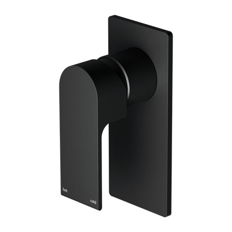 Showers Nero Bianca Shower Mixer Colour: Matte Black Place & Palette