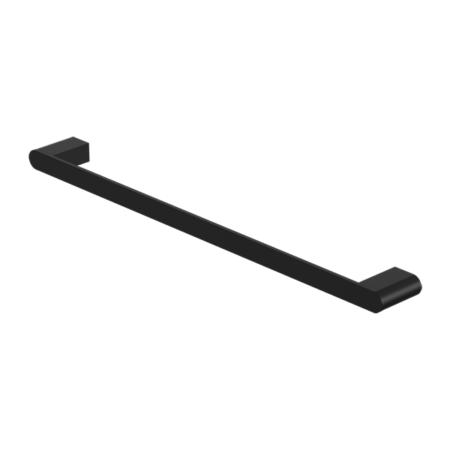 Accessories Nero Bianca Single Towel Rail Colour: Matte Black Size: 800mm Place & Palette