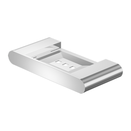 Accessories Nero Bianca Soap Dish Holder Colour: Chrome Place & Palette