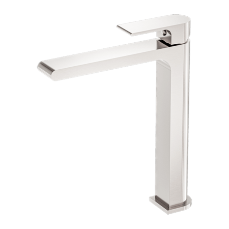 Tapware Nero Bianca Tall Basin Mixer Colour: Brushed Nickel Place & Palette
