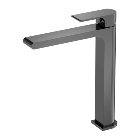 Tapware Nero Bianca Tall Basin Mixer Colour: Gun Metal Place & Palette