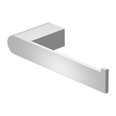 Accessories Nero Bianca Toilet Roll Holder Colour: Chrome Place & Palette